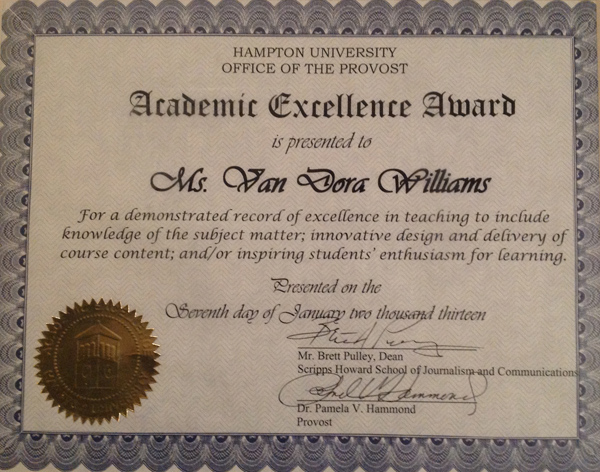 Teaching Award